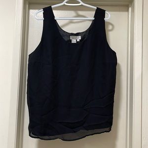 ADRIANNA PAPELL BLACK TOP  SIZE 1X